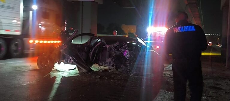 Accidente en la María