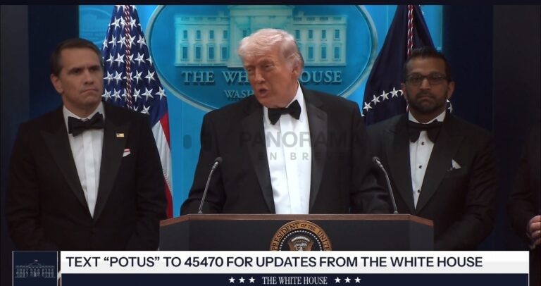 El presidente de Estados Unidos, Donald Trump, fue evacuado este sábado por la noche de la Cena de Corresponsales de la Casa Blanca por un intento de atentado