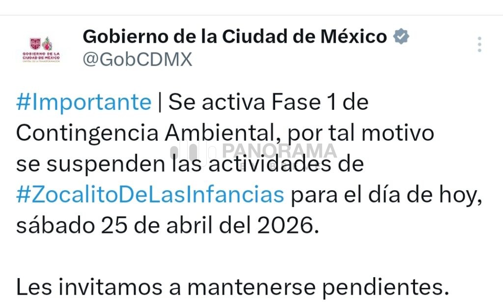 Contingencia en CDMX