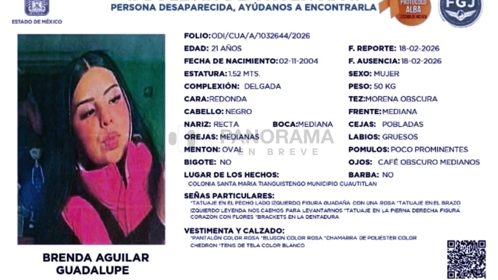 Familiares, amigos y ciudadanos solidarios con el caso de Brenda Aguilar Guadalupe realizaron este viernes una protesta en la autopista México-Querétaro para exigir resultados concretos en la investigación sobre la desaparición de la joven de 21 años