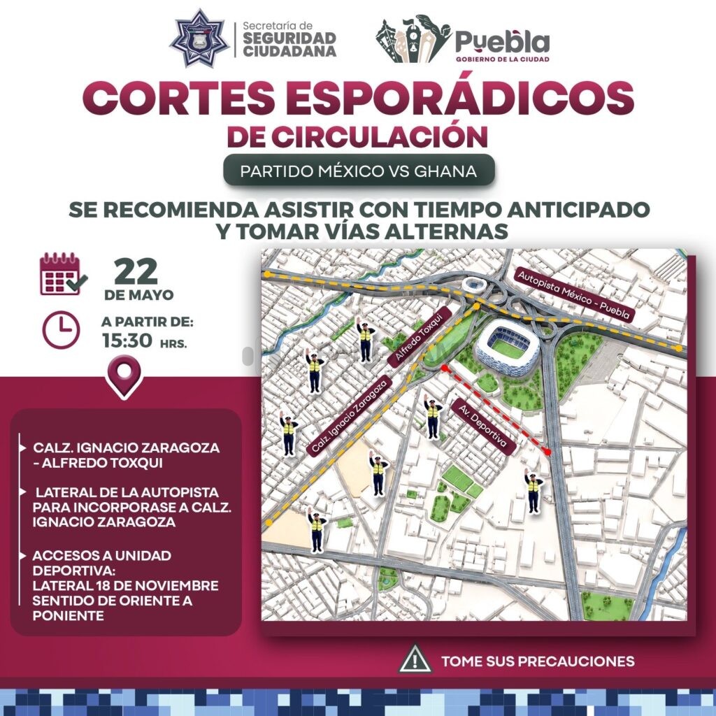 La ciudad de Puebla comenzó a vivir el ambiente del mundial con la llegada de la Selección Mexicana al Estadio Cuauhtémoc para disputar el partido amistoso frente a Ghana.