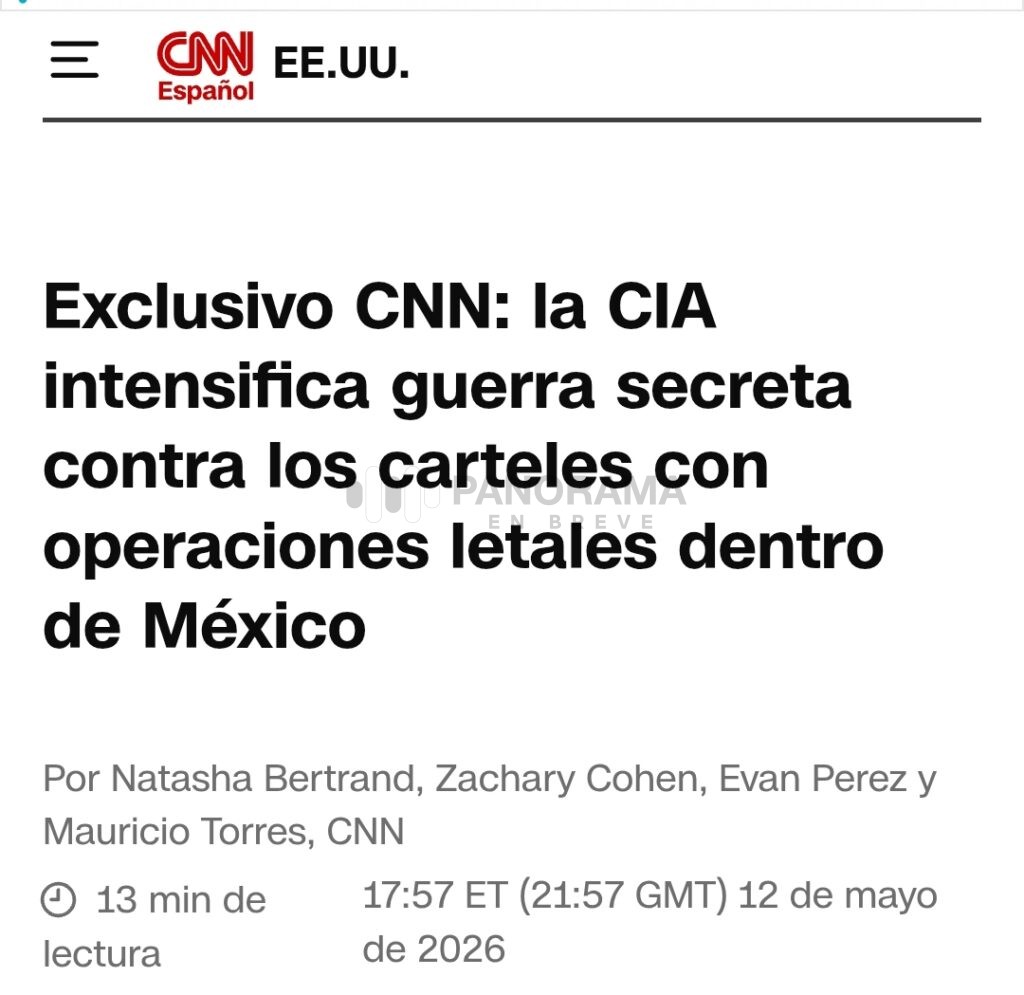 Incluso señaló que la propia vocera de la CIA desmintió la información publicada por CNN y acusó que existen sectores políticos y mediáticos interesados en deteriorar la relación bilateral entre México y Estados Unidos.