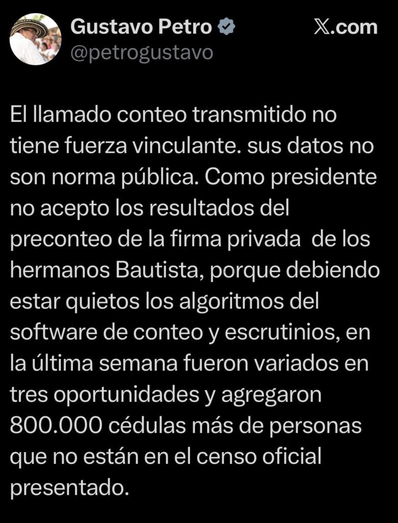 La elección presidencial en Colombia se definirá el próximo 21 de junio entre el candidato de derecha Abelardo de la Espriella y el senador de izquierda Iván Cepeda, en una contienda marcada por la polarización política, la inseguridad y cuestionamientos sobre el proceso electoral.
