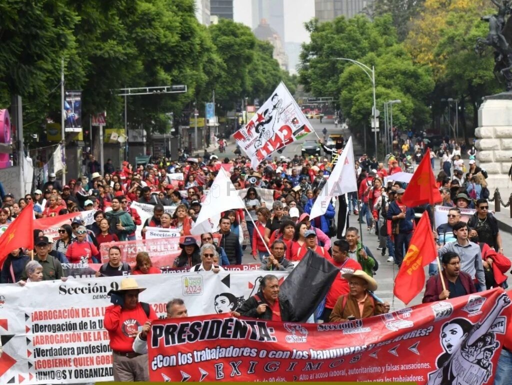 La CNTE señaló que las acciones de protesta coincidirán con actividades relacionadas con el Mundial de la FIFA, por lo que se prevé una importante movilización social y política en la capital del país.