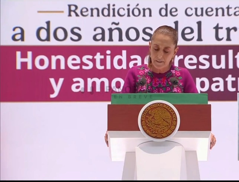 En el segundo aniversario de su triunfo electoral, la presidenta Claudia Sheinbaum encabezó una multitudinaria asamblea en el Monumento a la Revolución, donde convocó a la ciudadanía a participar en acciones informativas para defender la soberanía nacional y destacó los avances de su administración en materia social, energética y de bienestar.