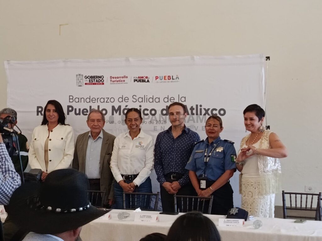 La secretaria de Desarrollo Turístico de Puebla, Carla López Malo Villalón, afirmó que Atlixco representa uno de los principales ejemplos del nuevo modelo turístico que impulsa el estado, basado en experiencias comunitarias y participación social.
