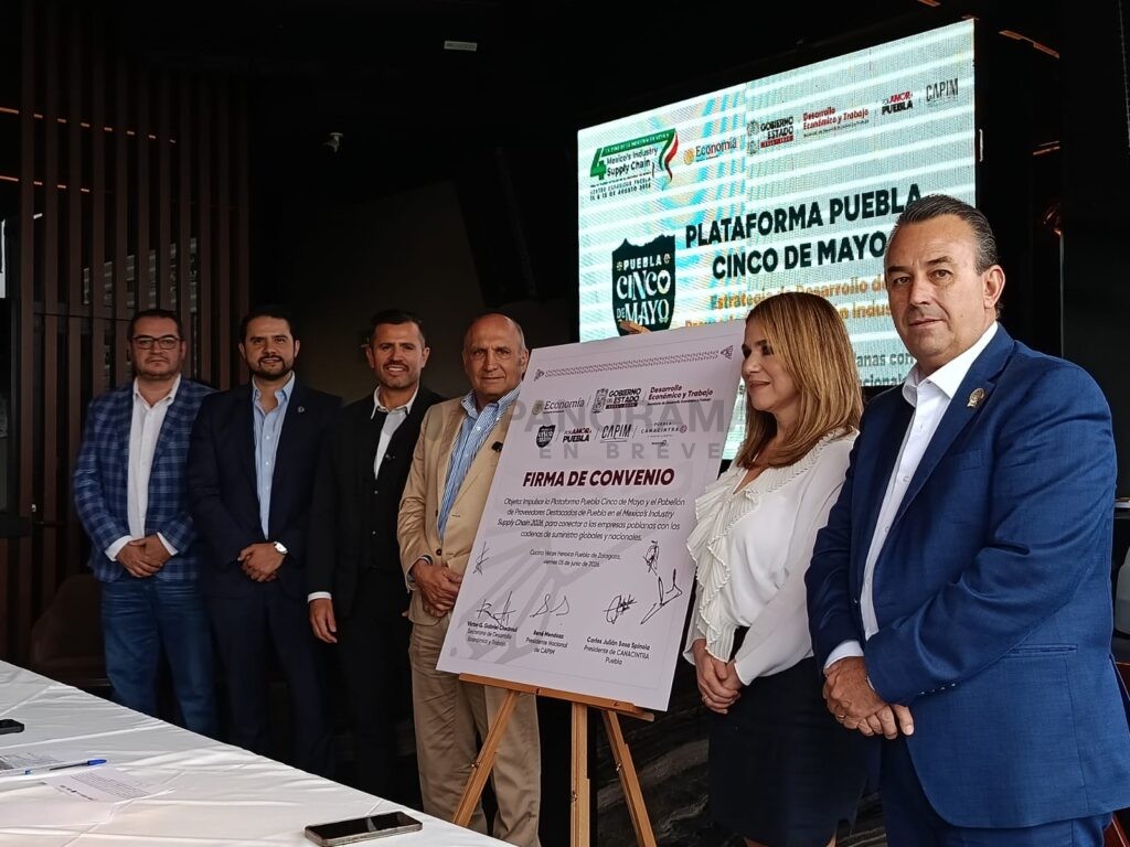 Puebla lanza plataforma permanente de proveeduría industrial y fortalece estrategia de nearshoring.