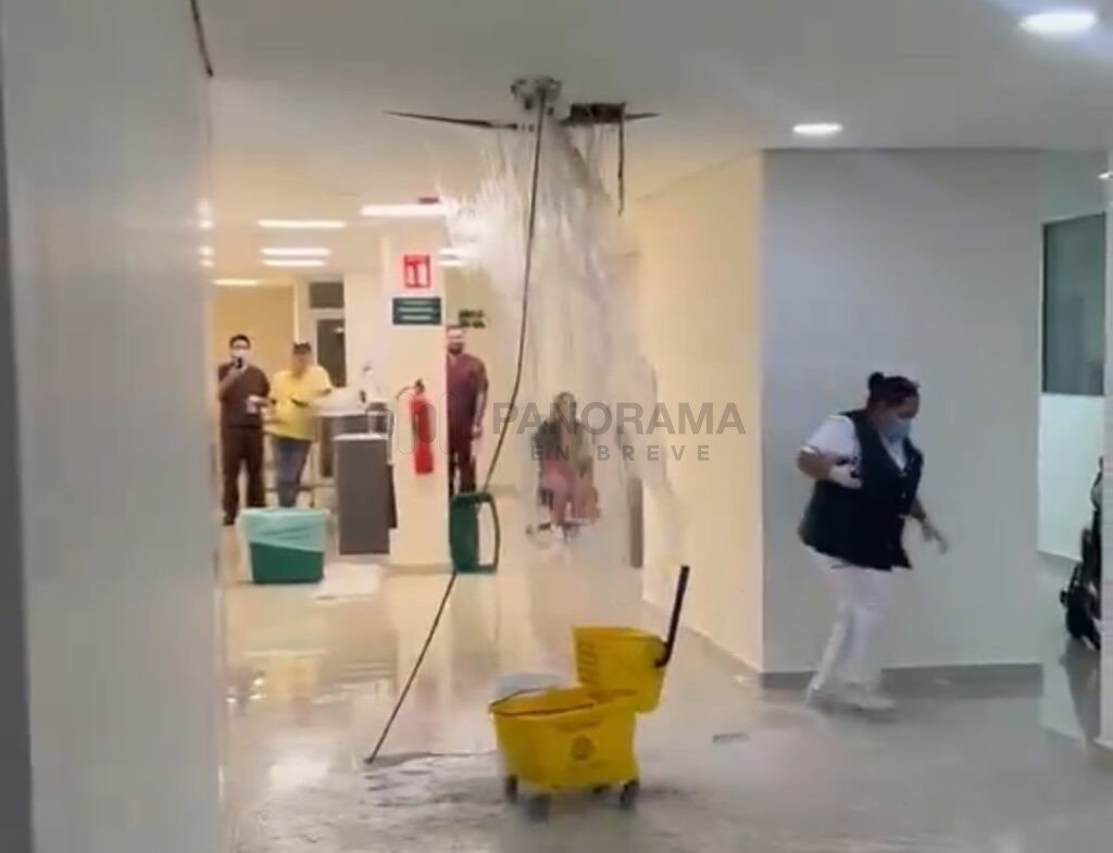 Tras la difusión de los videos, autoridades de la delegación Sonora del Instituto Mexicano del Seguro Social (IMSS) emitieron un comunicado en el que reconocieron que las fuertes lluvias provocaron filtraciones en algunas áreas del Hospital General de Zona No. 15.