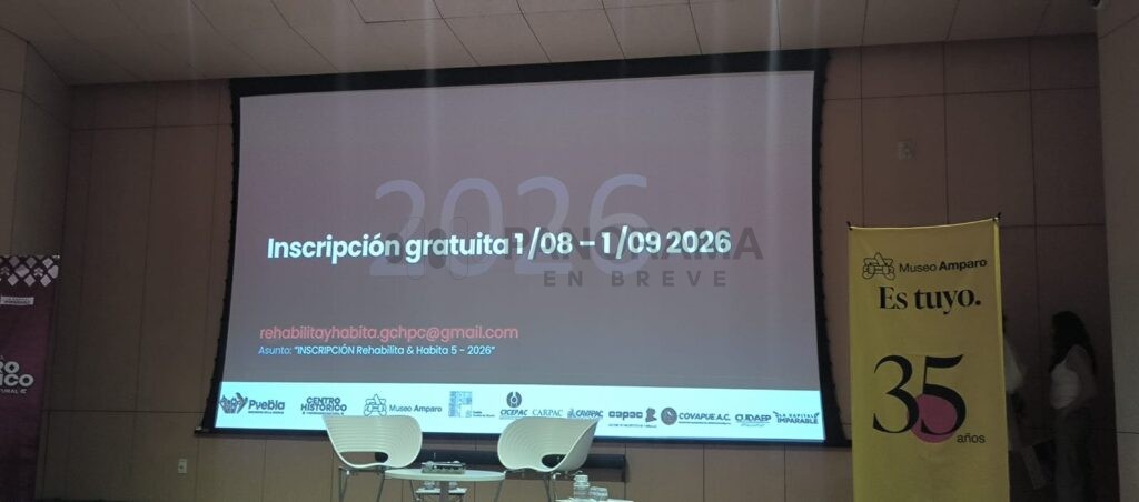 El Ayuntamiento de Puebla presentó la quinta edición del concurso Rehabilita y Habita: Ideas y Nuevas Realidades 2026.