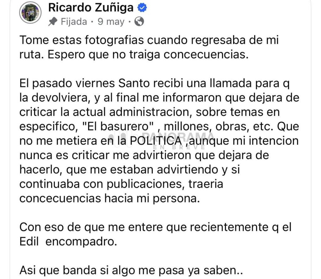 El fotógrafo y creador de contenido Ricardo Zúñiga Rosas, de 35 años, fue asesinado a balazos la noche del sábado 29 de agosto en el municipio de Tehuitzingo, en la Mixteca poblana.