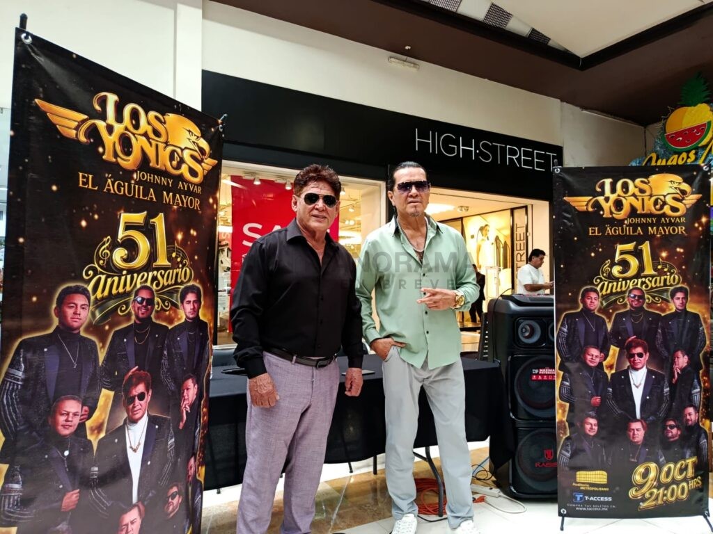 La agrupación Los Yonic's celebrará su 51 aniversario con un concierto especial el próximo 9 de octubre a las 21:00 horas en el Auditorio Metropolitano de Puebla.