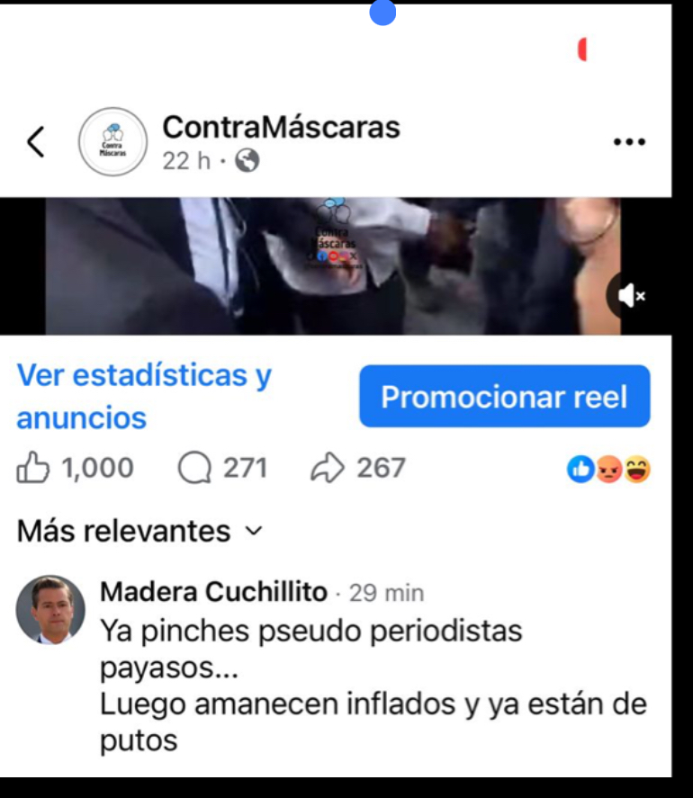 Las amenazas contra periodistas en Puebla volvieron a encender las alertas. Jaime López, coordinador del medio digital ContraMáscaras,