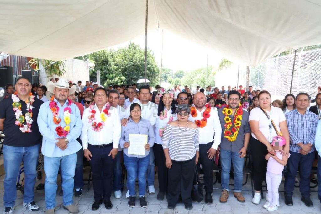 Con una inversión superior a 3.2 millones de pesos, el Ayuntamiento de Atlixco entregó el multideportivo de la junta auxiliar de San Jerónimo Coyula.